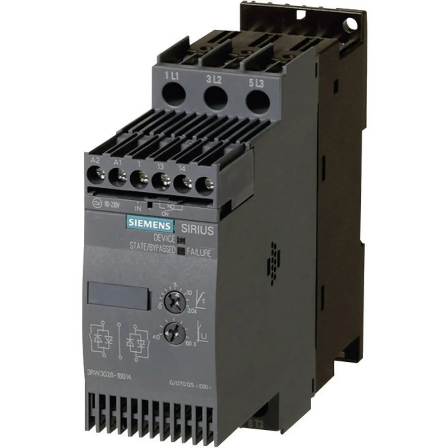 B-Ware Siemens Sanftstarter Motorstarter 3 Rw3013 1 Bb14 400 V 1.5 K W 230 V 0.75 K W - 4011209722941
