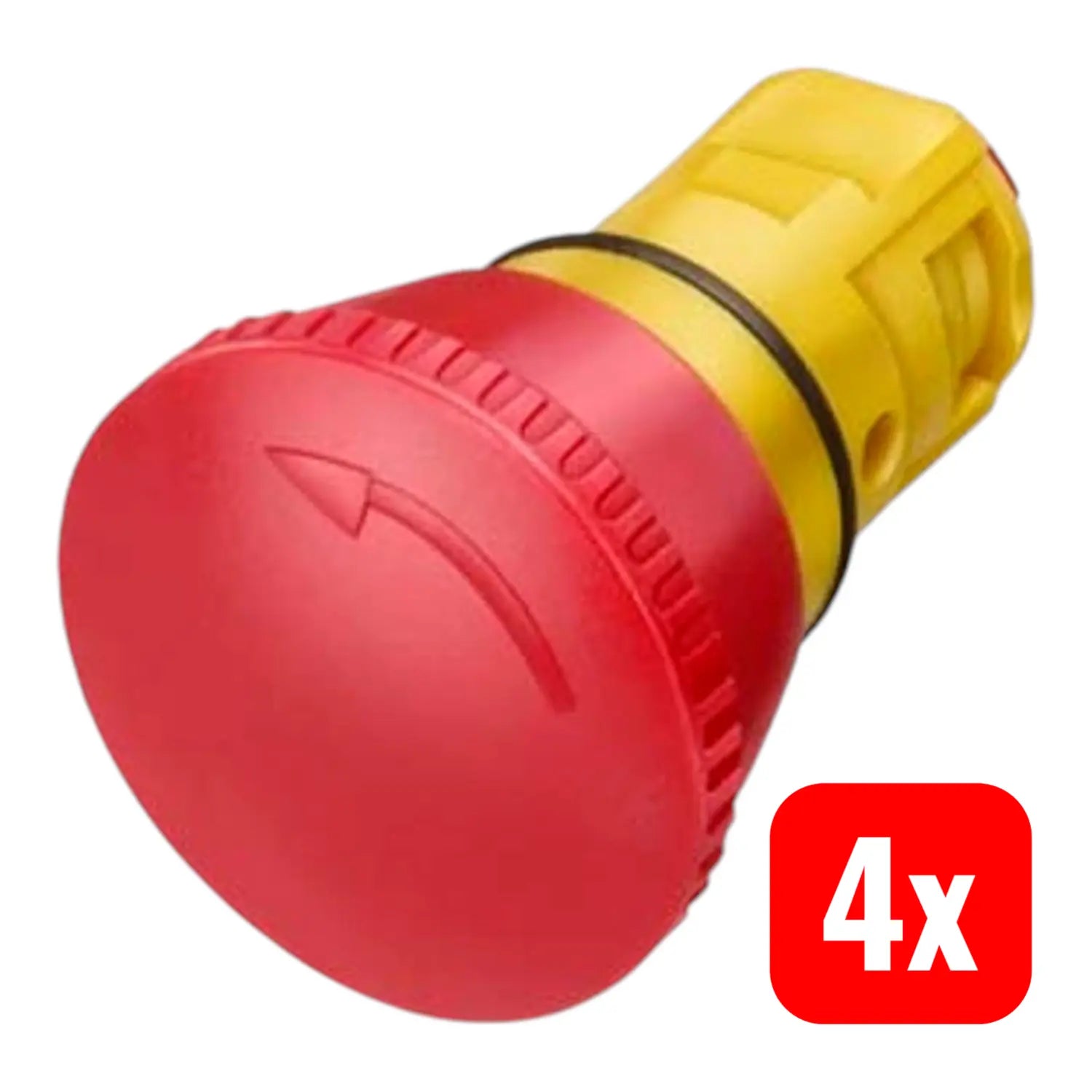 B-Ware Siemens 3 Sb2000 1 Ac01 Not Halt Pilzdrucktaster Ip65 Nottaster Taster 4 Stück - 4011209027640