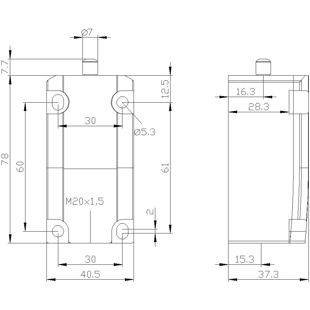 Siemens Basisschalter 3SE5112-0CA00 Endschalter Positionsschalter IP66/IP67 6A - 4011209692022
