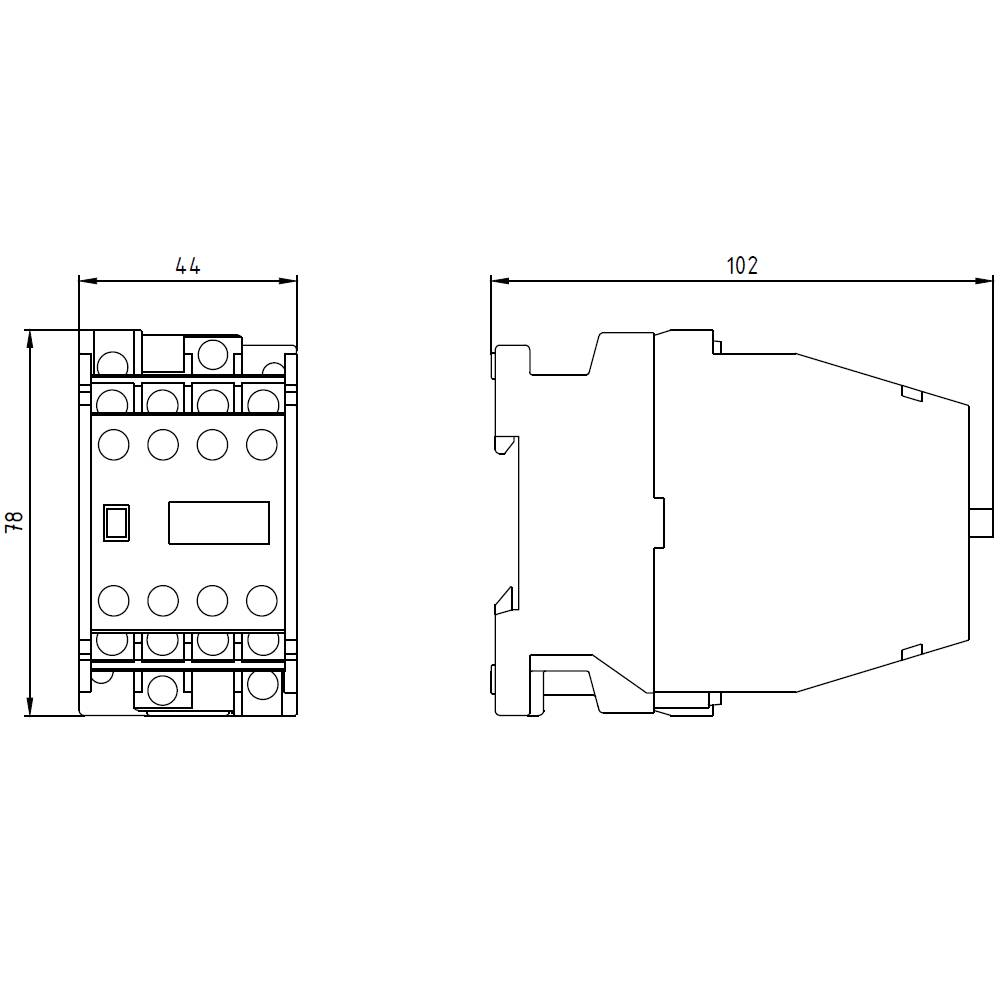 Siemens 3 Th4244 0 Ap0 Hilfsschütz Schütz Relais 1 St Hauptschalter Schalter     B-Ware