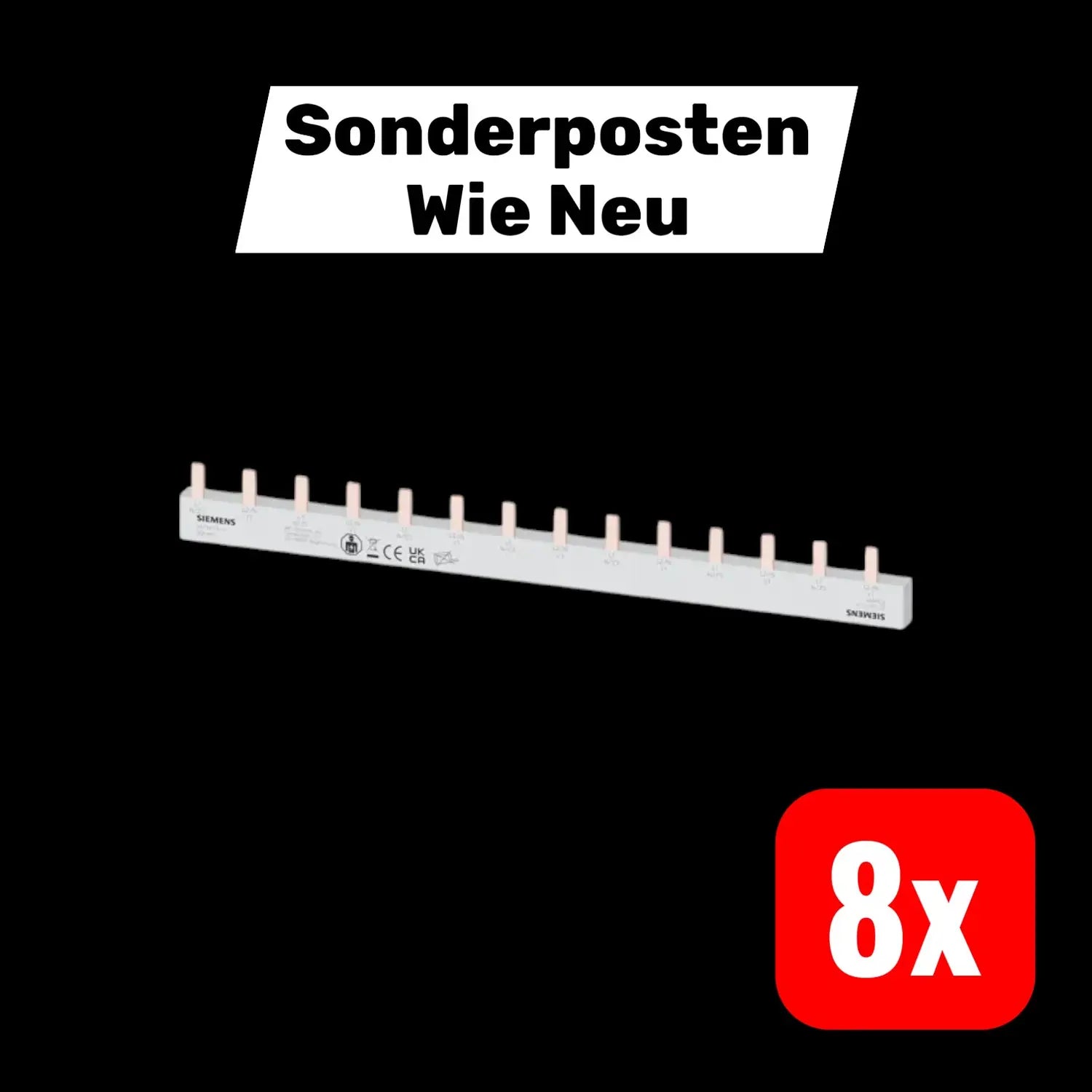 B-Ware Siemens 5 St36134 Stiftsammelschiene Stromschiene 3 Phasig 8 Stück - 4001869599007