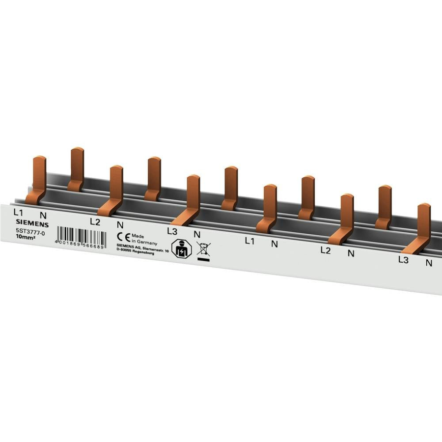 Siemens 5 St37770 Sammelschiene Anzahl Reihen 3 10 Mm² 63 A 230 V Verteilerschrank B-Ware - 4001869566689