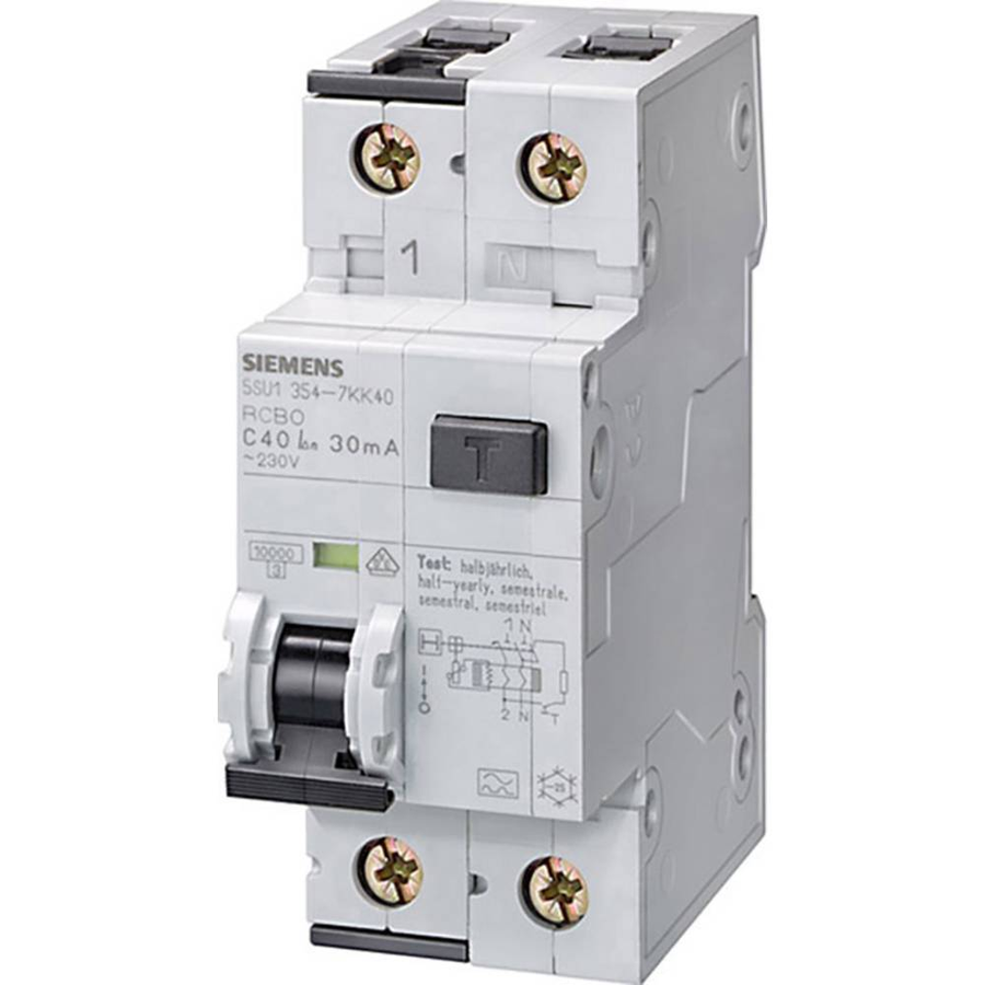 Siemens Fi Schutzschalter Leitungsschutzschalter Hauptschalter 16 A 0.03 A 230 V B-Ware - 4001869307756