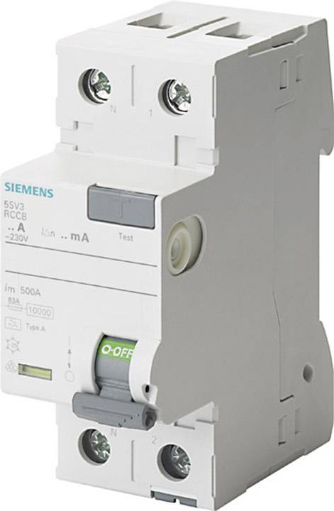 Siemens 5 Sv33126 Kl Fi Schutzschalter Schutzschalter S A 2polig 25 A 0.03 A 230 V B-Ware - 4001869429991