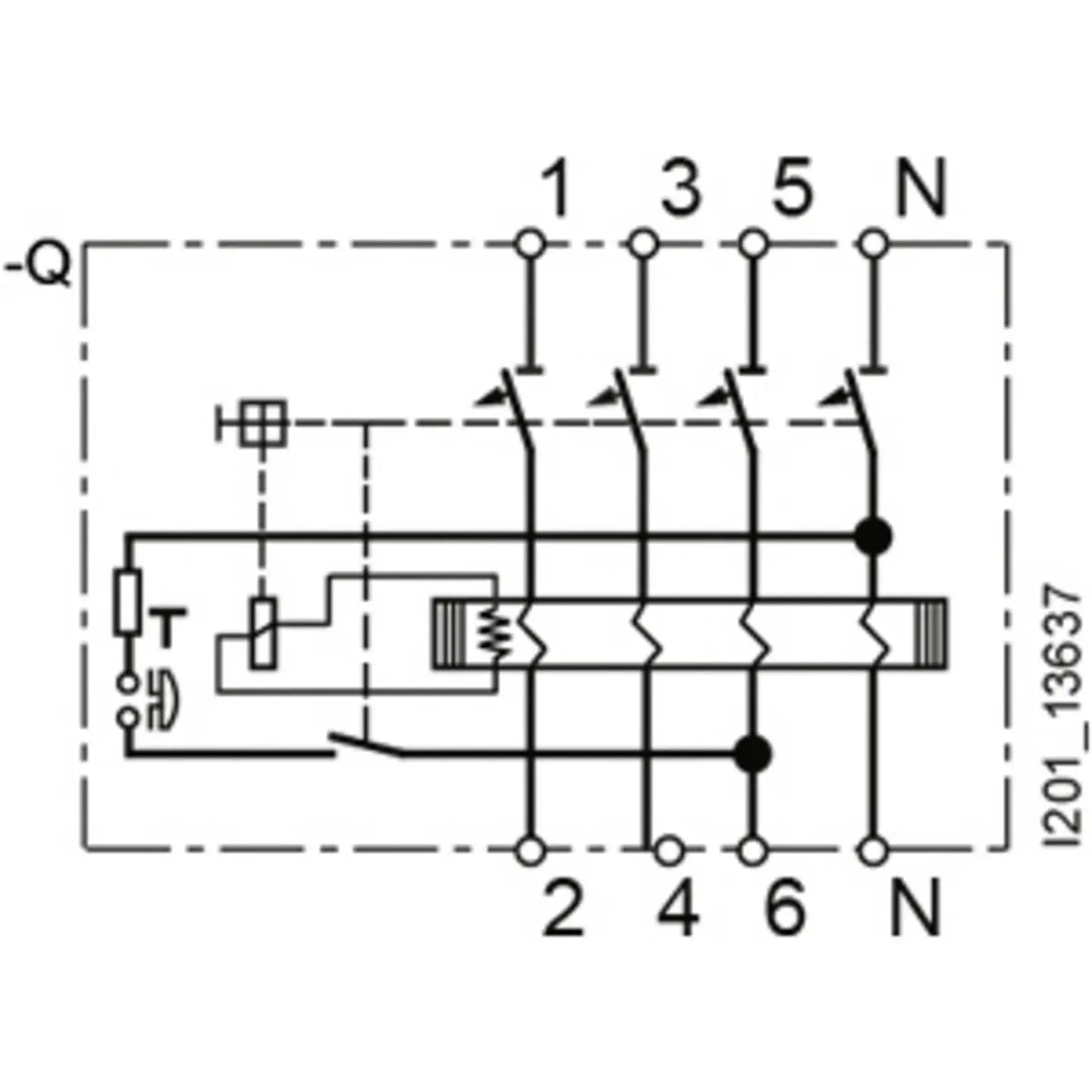 B-Ware Siemens Fi Schutzschalter Fehlerstromschutzschalter Sentron 5 Sv3 25 A 30m A 4 Pol - 4001869484457