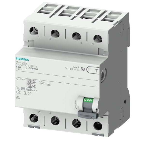 Siemens 5 Sv3644 4 Fi Schutzschalter Fi Schalter Hauptschalter 4polig 40 A 400 V B-Ware - 4001869549071