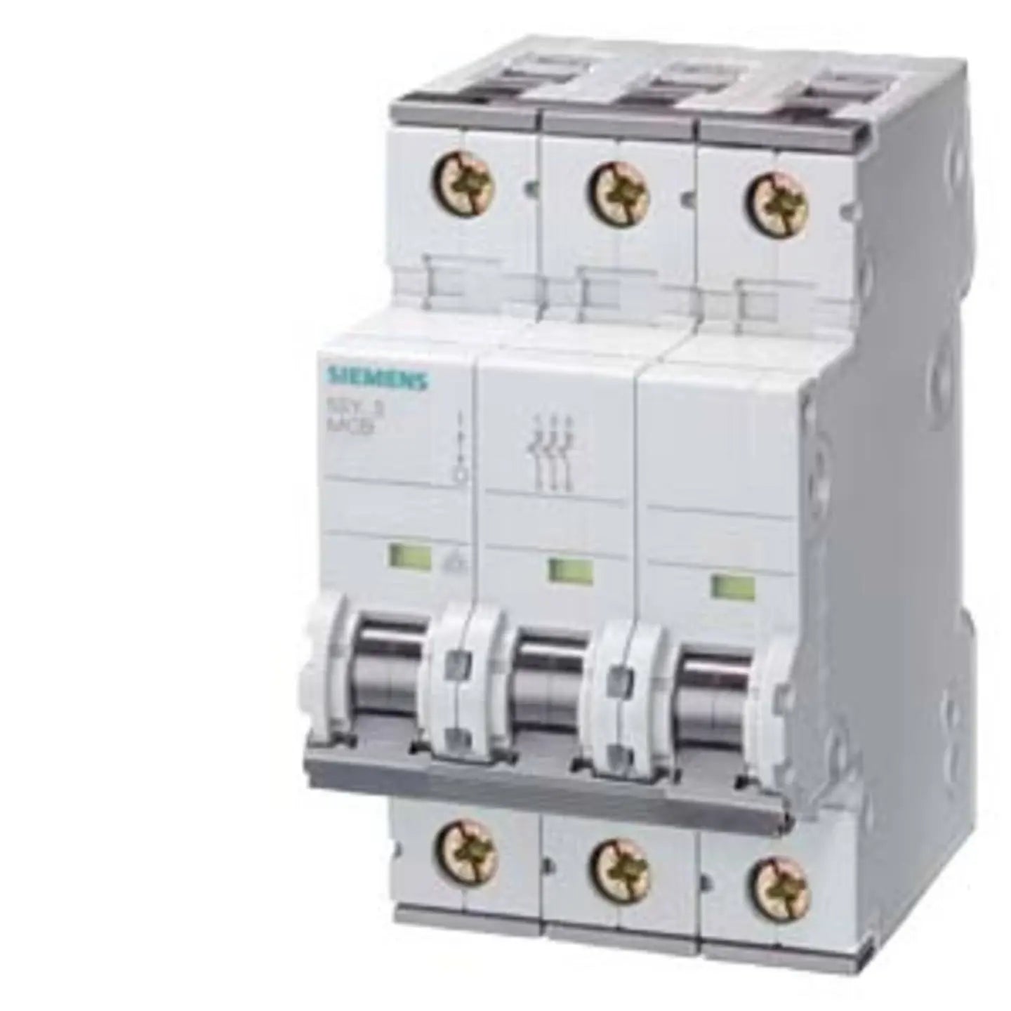 B-Ware Siemens Leitungsschutzschalter Sicherungsautomat Sentron 5 Sy Grau 3 Polig 6 A Ac - 4001869181745