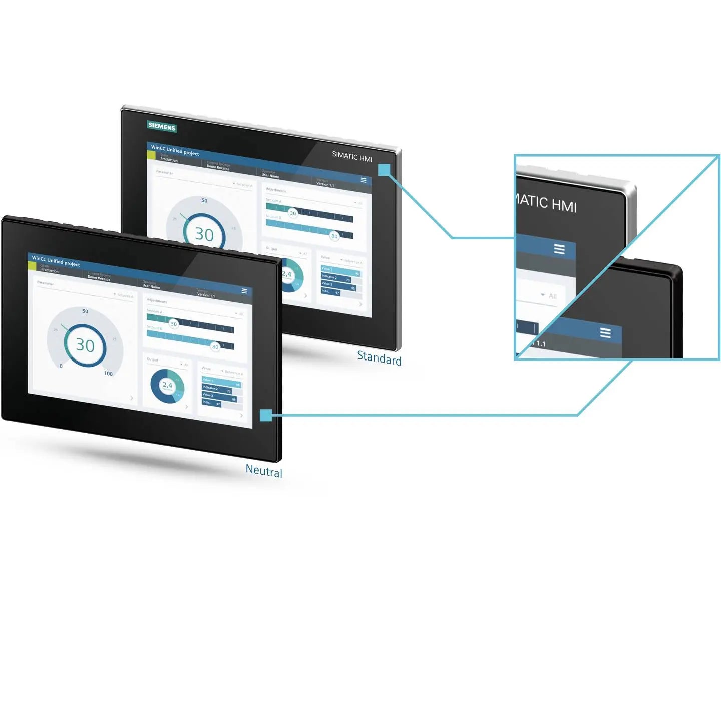 B-Ware Siemens Simatic Bedienpanel Sps Touchpanel Hmi Panel Mtp1000 Unified Comfort Dvd - 4047623411918