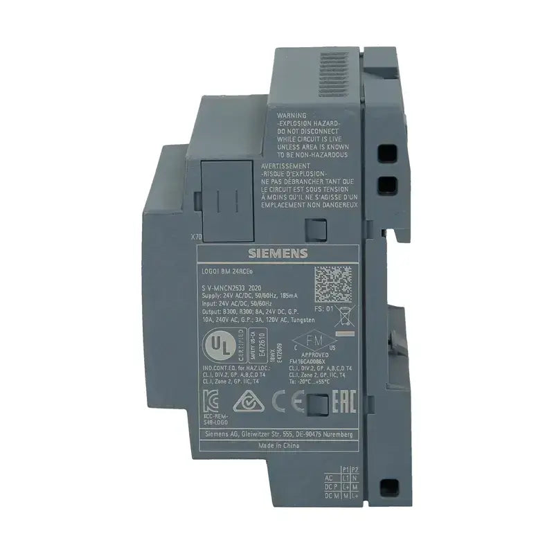 B-Ware Siemens Logikmodul Steuerrelais Logo 24 Rc Eo Automatisierung Erweiterbar 2 Stück - 4034106034467