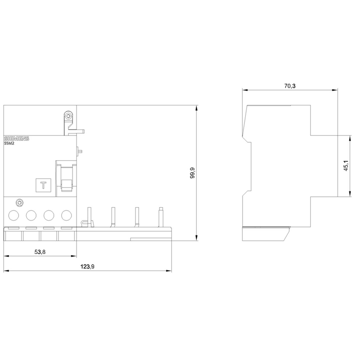 B-Ware Siemens Fi Block Fehlerstromschutzschalter 4 Polig Typ A 40 A 300m A 400 V 5 Sy - 4001869171081