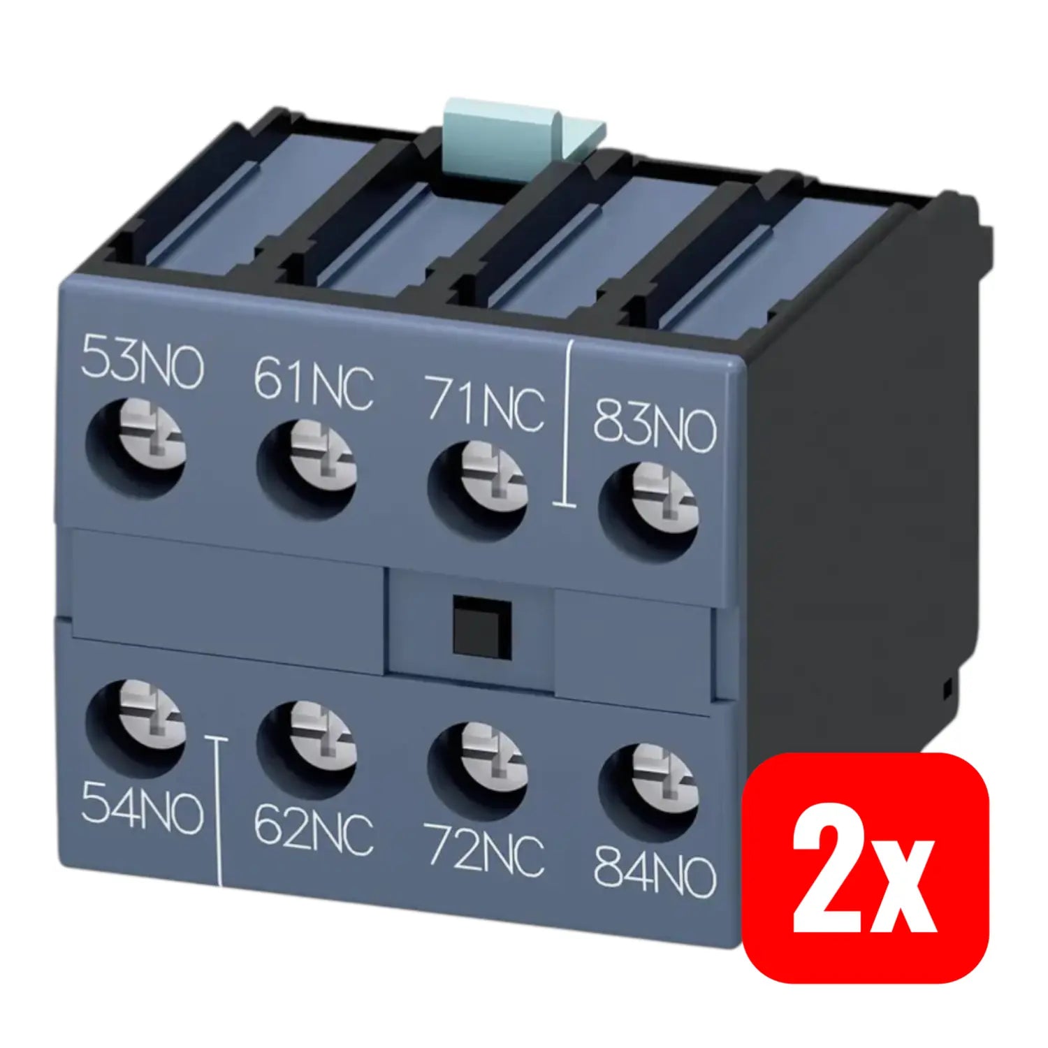 B-Ware Siemens Hilfsschalterblock Schaltgerät 2 No2 Nc Ordnungsziffer S0 Schrau 2 Stück - 4011209548046