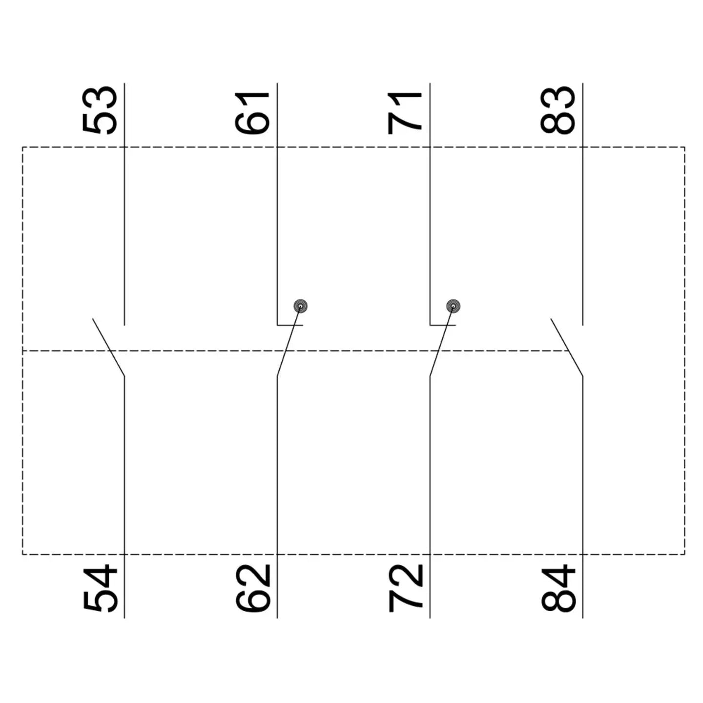B-Ware Siemens Hilfsschalterblock Schaltgerät 2 No2 Nc Ordnungsziffer S0 Schraubanschluss - 4011209548046