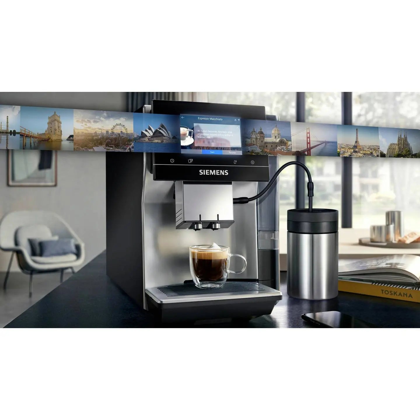 B-Ware Siemens Kaffeevollautomat Eq700 Classic Kaffeemaschine Espressomaschine Silber - 4242003953303
