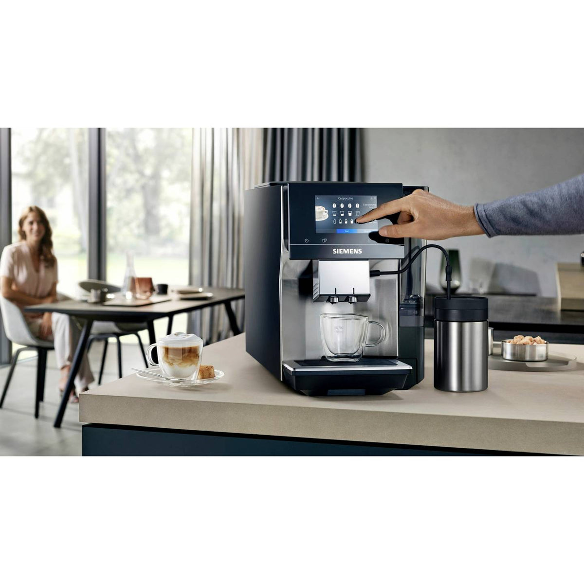 Siemens Kaffeevollautomat EQ700 classic 1500W 19bar Keramikmahlwerk 2,4l Wass... - 4242003953303