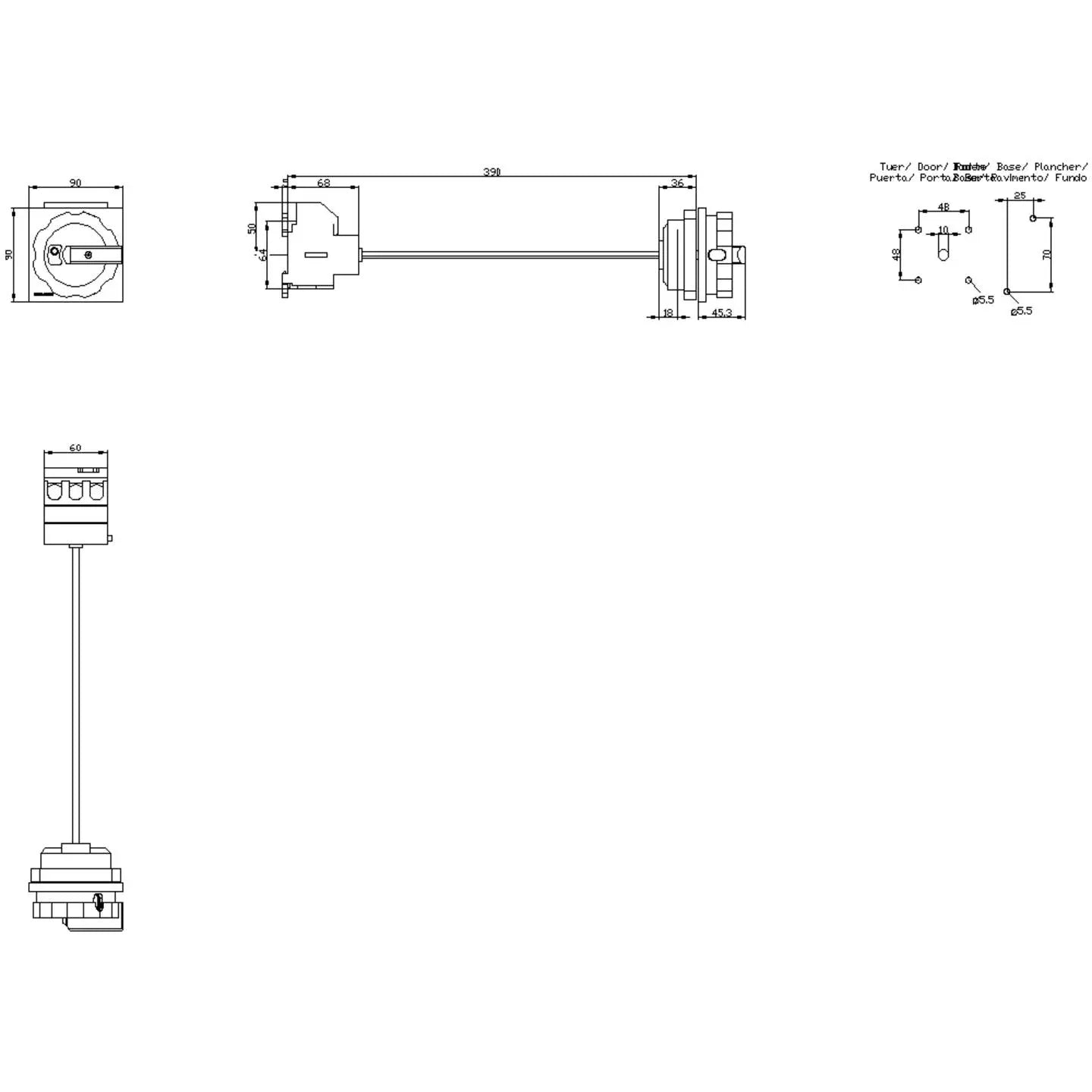 B-Ware Siemens Lasttrennschalter 3 Ld Not Aus Schalter Hauptschalter Industrieanwendung - 4011209403376