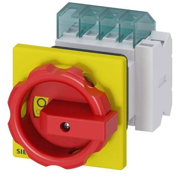 Siemens Entron Lasttrennschalter Not Aus Schalter 3 Polig Zentralbefestigung Rot B-Ware - 4011209512085