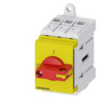 B-Ware Siemens Lasttrennschalter Rot Gelb Hauptschalter 3polig 16 Mm² 63 A 690 V/Ac  - 4001869551739