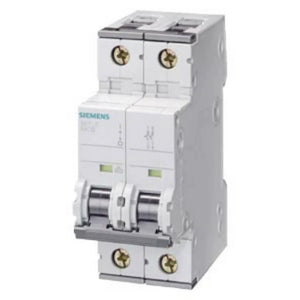 B-Ware Siemens Leitungsschutzschalter Sicherungsautomat 2 Pol Sentron 16 A Grau 400 V