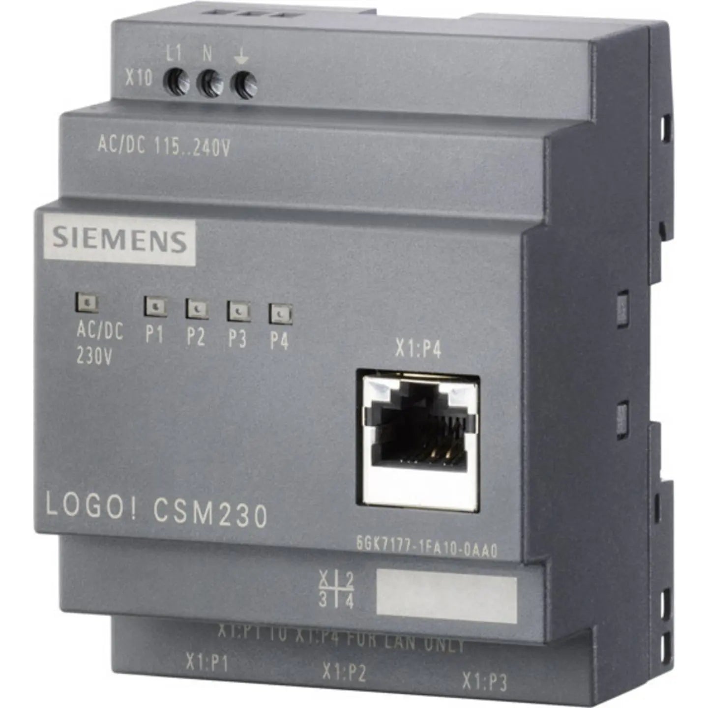 B-Ware Siemens Industrieswitch Logo Csm 12/24 Unmanaged Ethernet Switch 4 Port 100 M Bits - 4047622174074