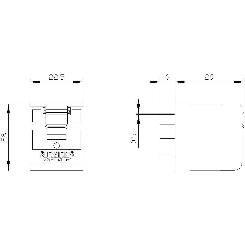 Siemens Steckrelais Relais LZX PT570524 Schaltrelais 4 Kontakte 24V AC 9 STÜCK - 4011209568631