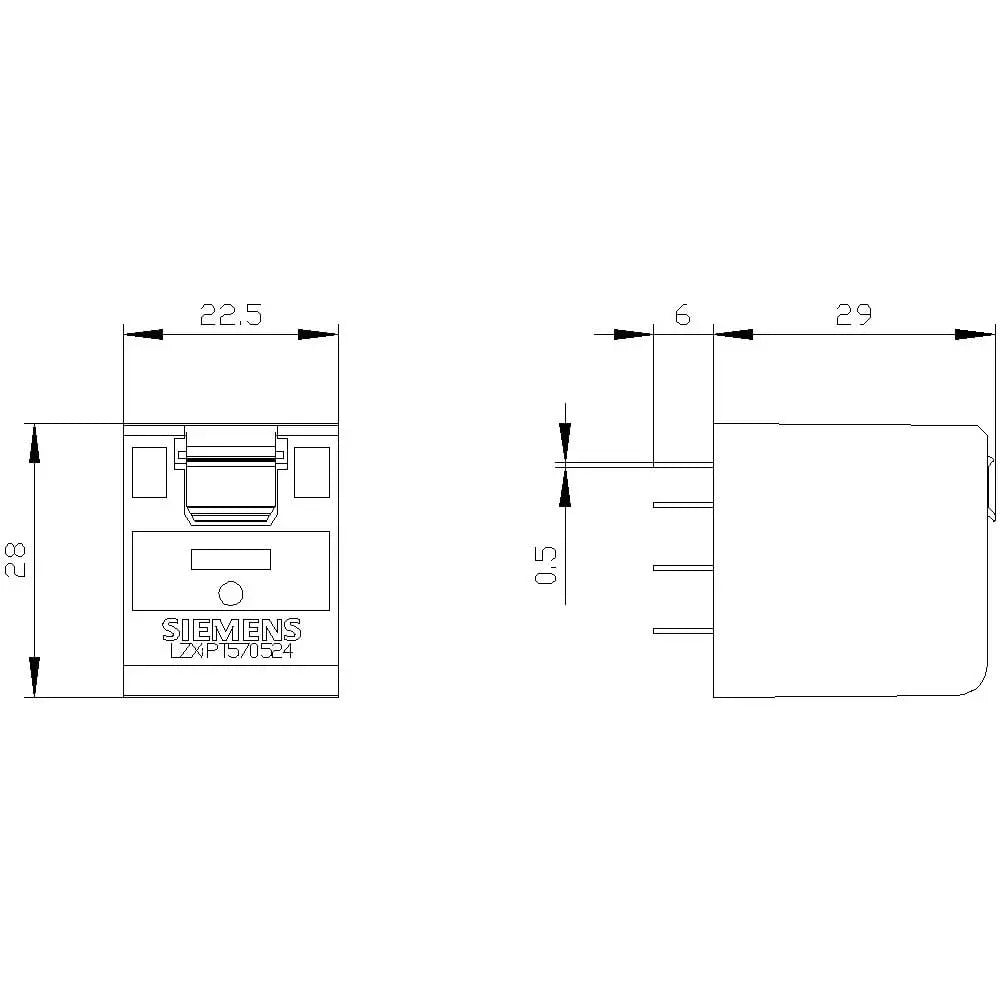 B-Ware Siemens Steckrelais Relais Lzx Pt570524 Schaltrelais 4 Kontakte 24 V Ac 9 Stück - 4011209568631