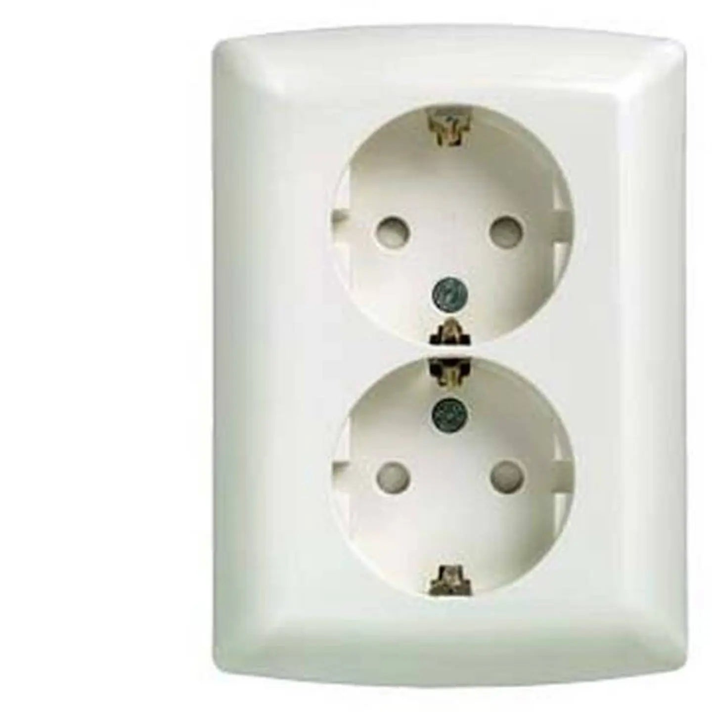 B-Ware Siemens Schuko Doppelsteckdose 5 Ub22113 Steckdose Delta Schuko Weiß 3 Stück - 4001869474960