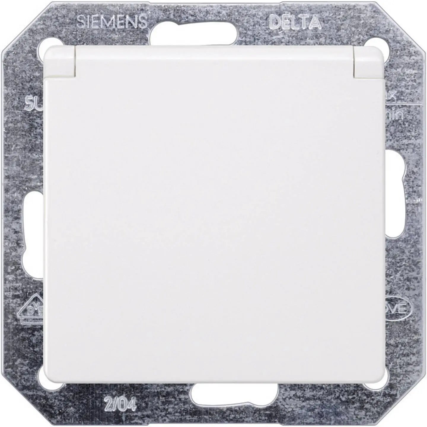 B-Ware Siemens Schuko Steckdose Steckdosenleiste Klappdeckel Titanweiß Ip20 4 Stück - 4001869270098