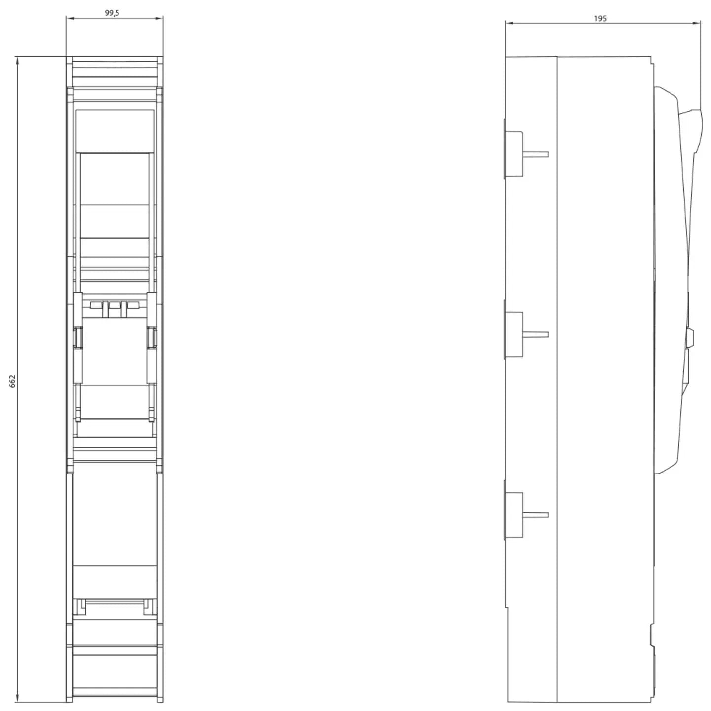 B-Ware Siemens Sicherungslasttrennschalter Schaltgerät Nh3 Schienenanschluss 722 A 3pol - 4011209823419