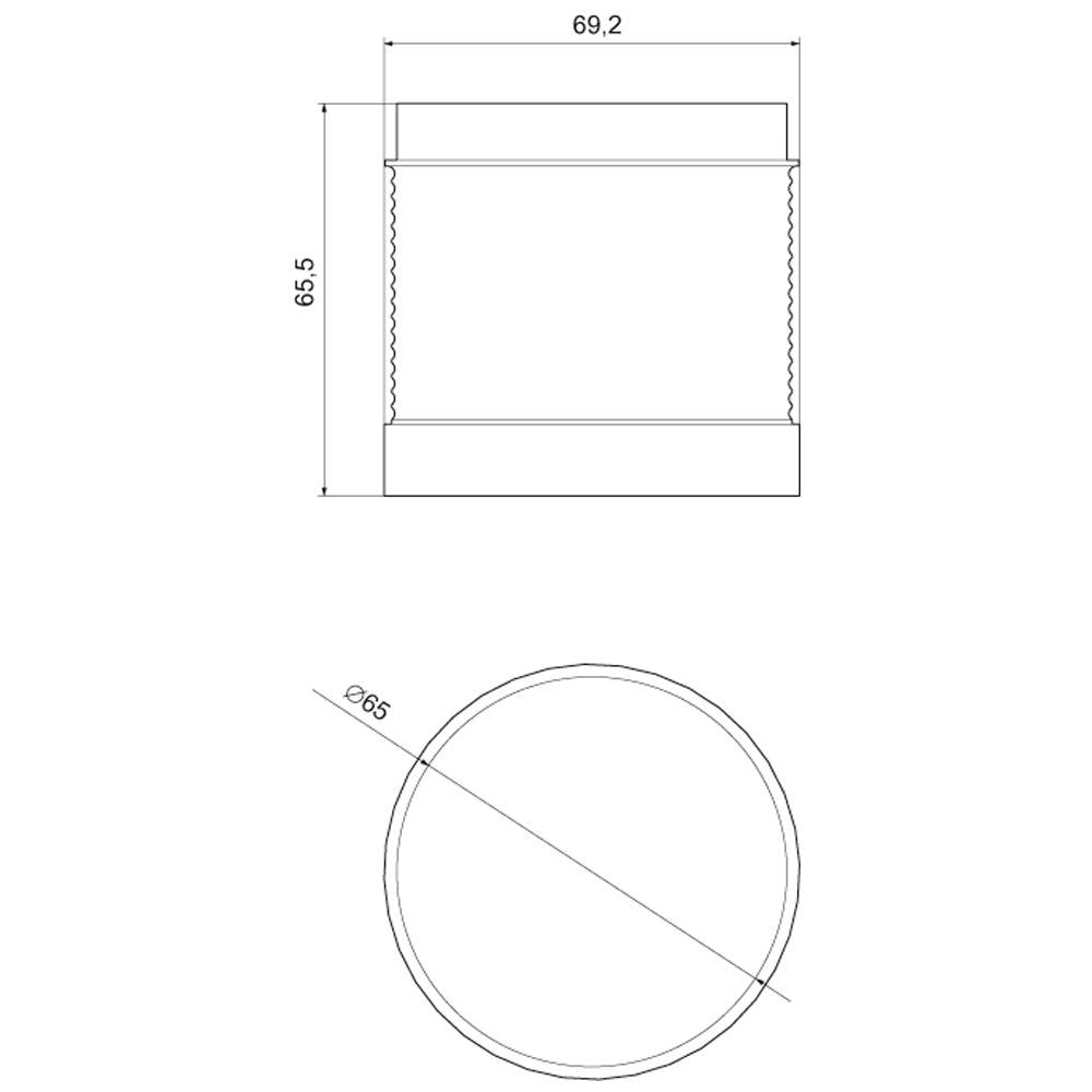 Siemens Signalsäulenelement Signalmodul LED Transparent Leuchtelement Signal - 4011209902336