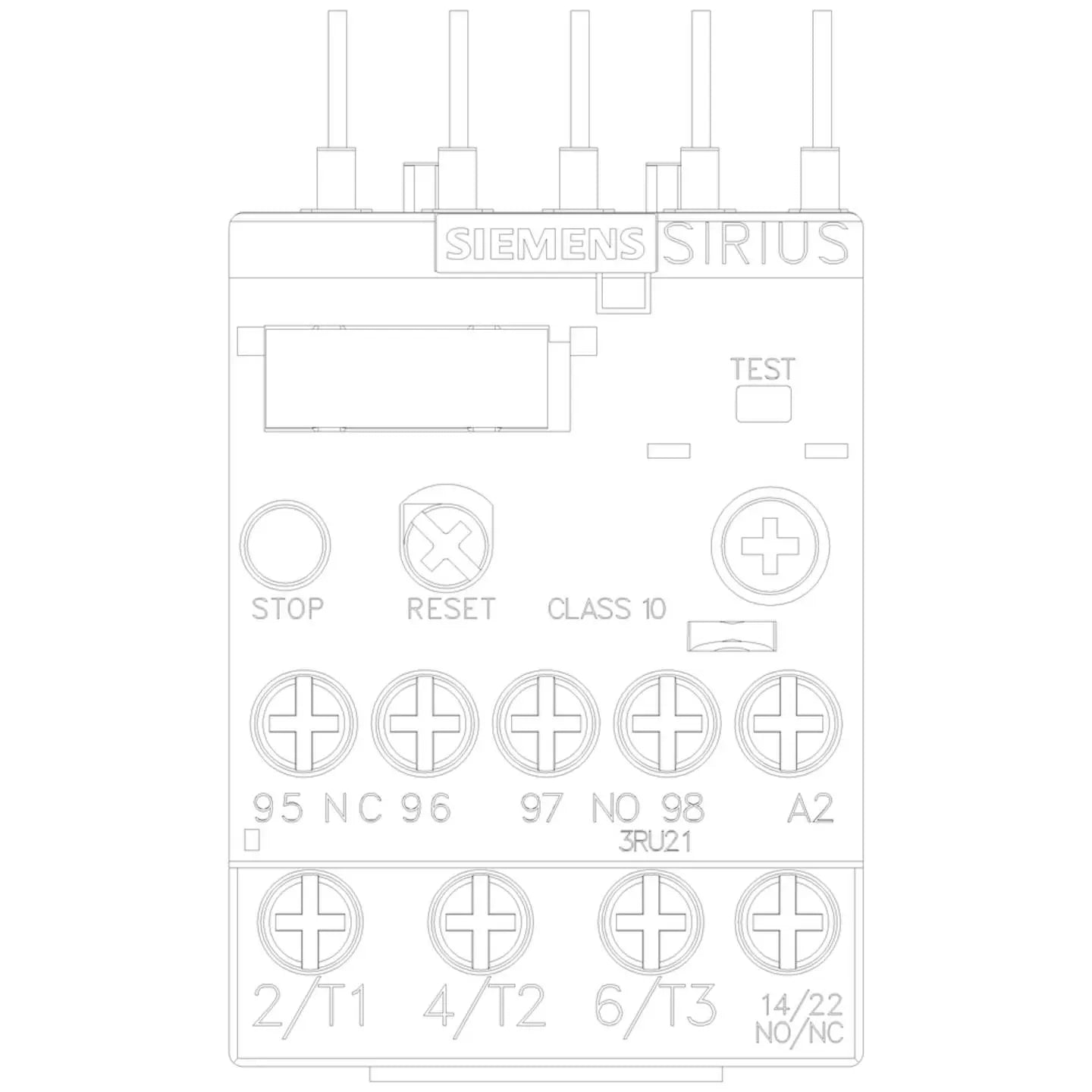 B-Ware Siemens überlastrelais Relais 690 V S00 3 Ru2116 1 Ab0 1 Schließer 1 öffner 1 Stück - 4011209781597