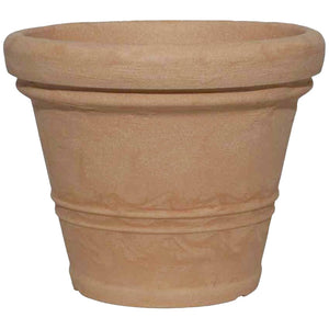 B-Ware Siena Garden Pflanzgefäß Blumenkübel AMALIA 70 Kunststoff Terracotta 2 STÜCK