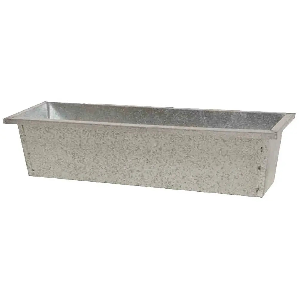 B-Ware Siena Garden Balkonkasten Blumenkasten Stahl Silber 50x18 Cm Blumenkübel 6 Stück - 4019111413797