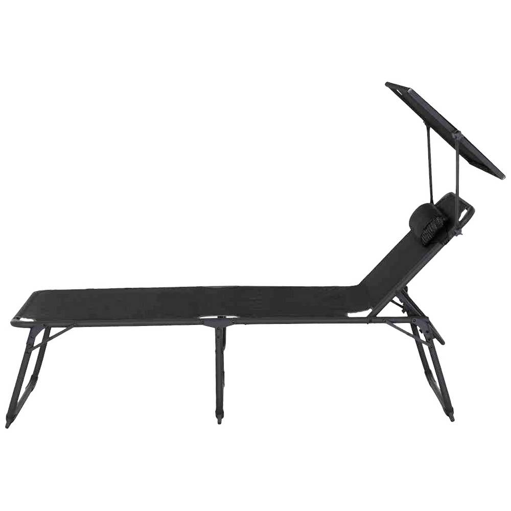 Siena Garden M31055 Campingliege Faltbett Comfort Gr Mit Sonnendach B-Ware - 4055938449793