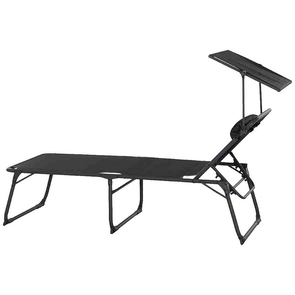 Siena Garden M31055 Campingliege Faltbett Comfort Gr Mit Sonnendach B-Ware - 4055938449793
