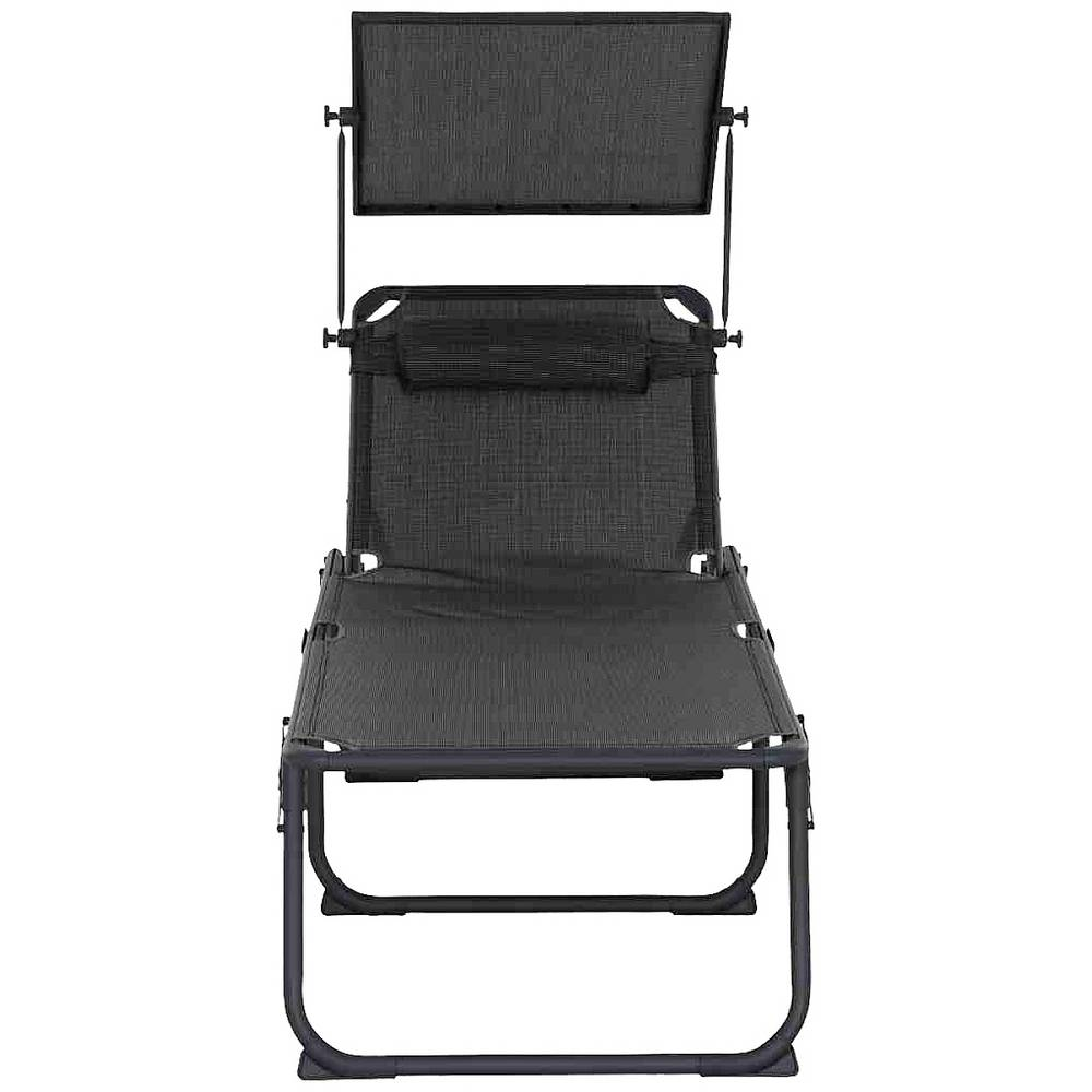 Siena Garden M31055 Campingliege Faltbett Comfort Gr Mit Sonnendach B-Ware - 4055938449793