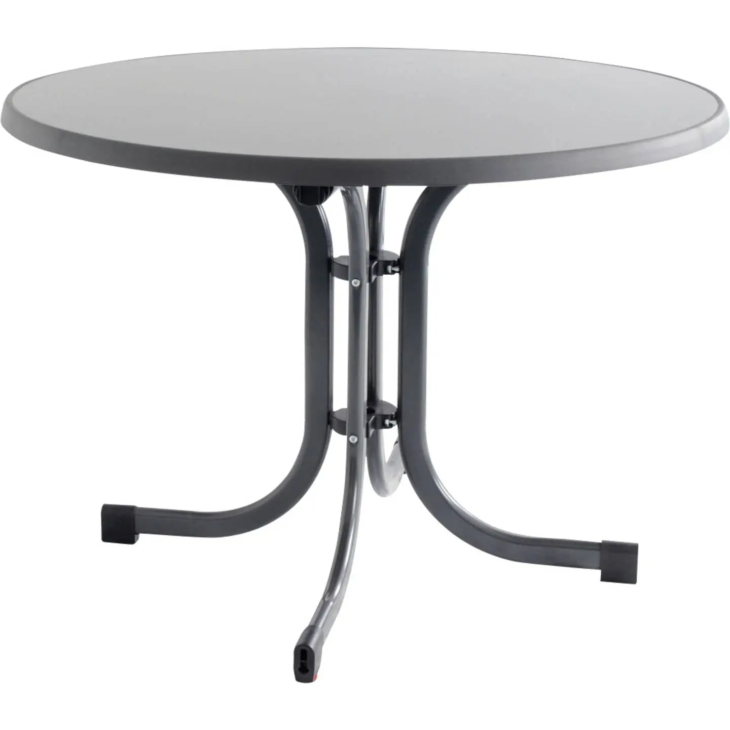 B-Ware Siena Garden Gartentisch Klapptisch Tisch Paco Stahl Melamin Anthrazit ø 100 Cm - 4055938521765