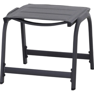 B-Ware Siena Garden Gartenhocker Sitzbank Hocker Tesoro Aluminium Anthrazit Royal Grau