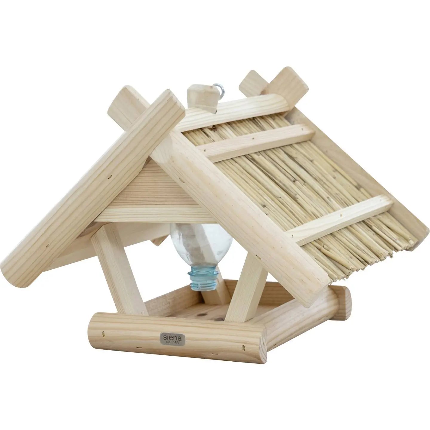 B-Ware Siena Garden Vogelhaus Futterhaus Vogelfutterhaus Aufhängen Metallhaken Holz - 4055938514170
