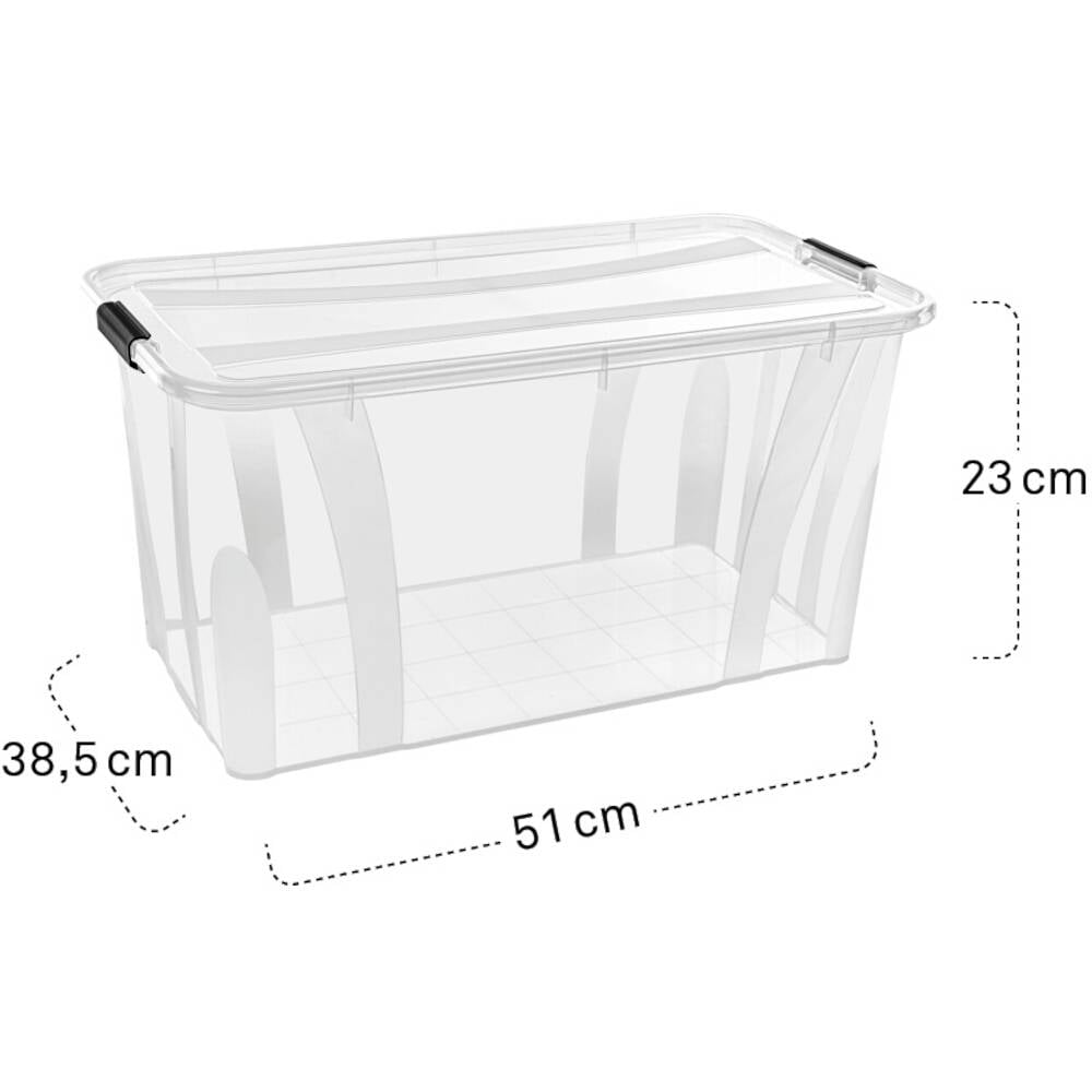 Siena Home Aufbewahrungsbox Box Anzio 32l Polypropylen Kunststoff 510mm 5 Stück B-Ware - 4055938502016