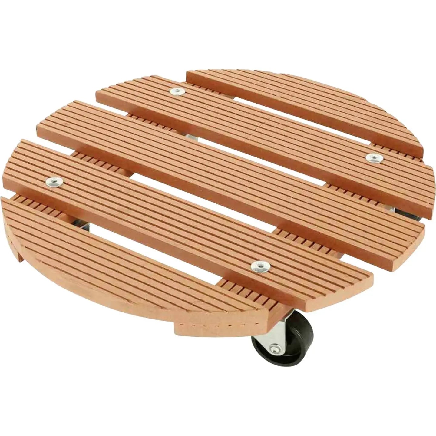 B-Ware Siena Pflanzenroller Transporthilfe Blumentopf Wpc Natur 30 Cm Tragkraft Stark - 4055938406420