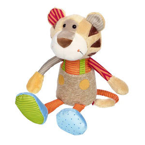 B-Ware sigikid Kuscheltier Plüschtier Tiger Sweety Patchwork bunt Kinder Spielzeug