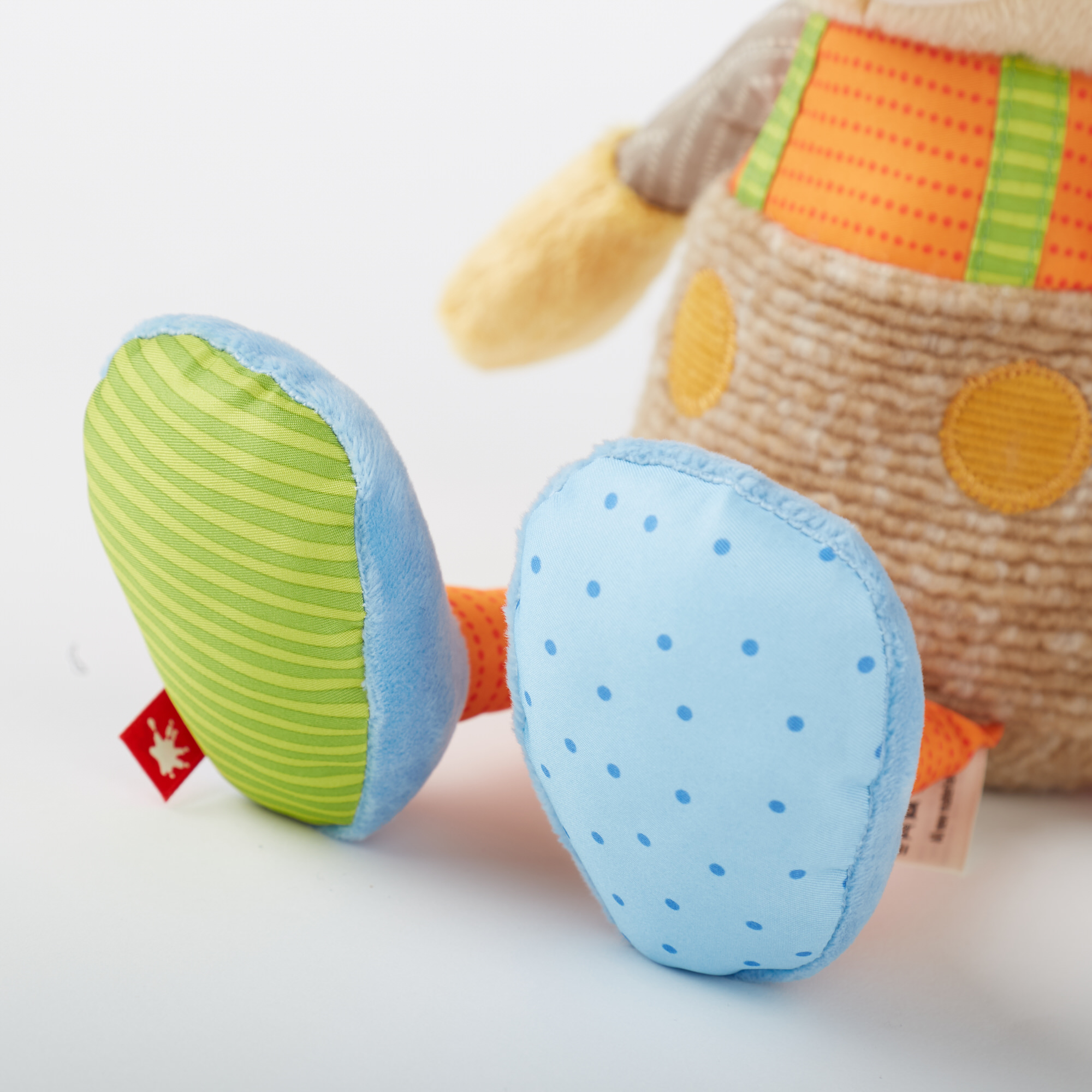 sigikid Kuscheltier Plüschtier Tiger Sweety Patchwork bunt Kinder Spielzeug - 4001190428526