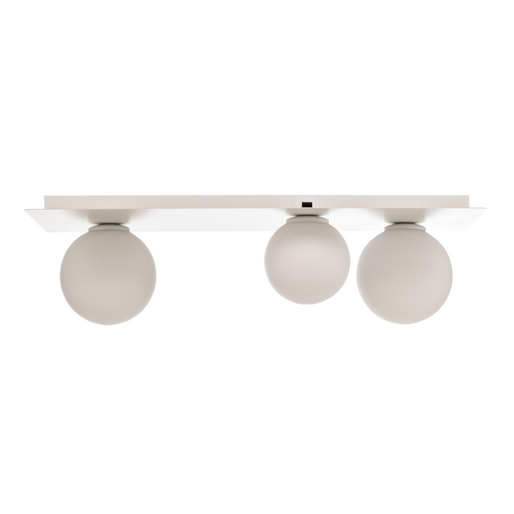 Sigma Deckenleuchte Lampe Licht Firn Eckig Dreiflammig Weiß G9 Ip20 Deckenlampe B-Ware - 5907554417870