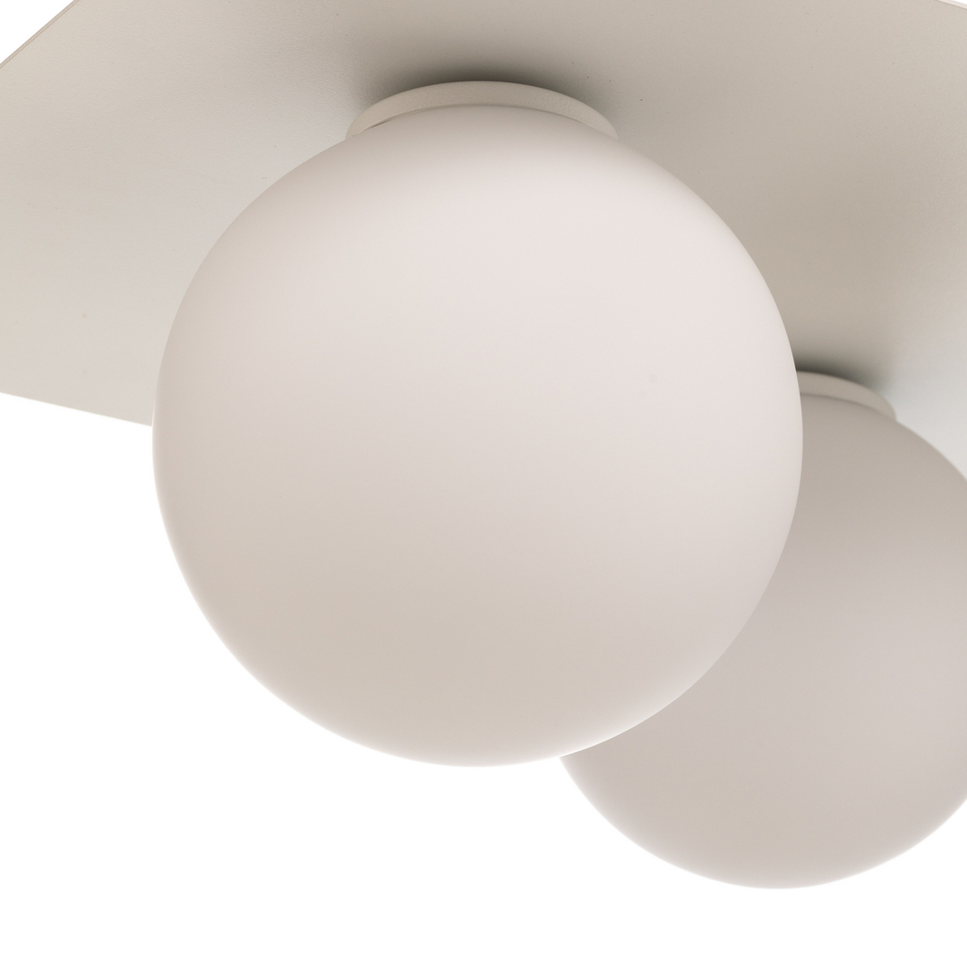 Sigma Deckenleuchte Lampe Licht Firn Eckig Dreiflammig Weiß G9 Ip20 Deckenlampe B-Ware - 5907554417870