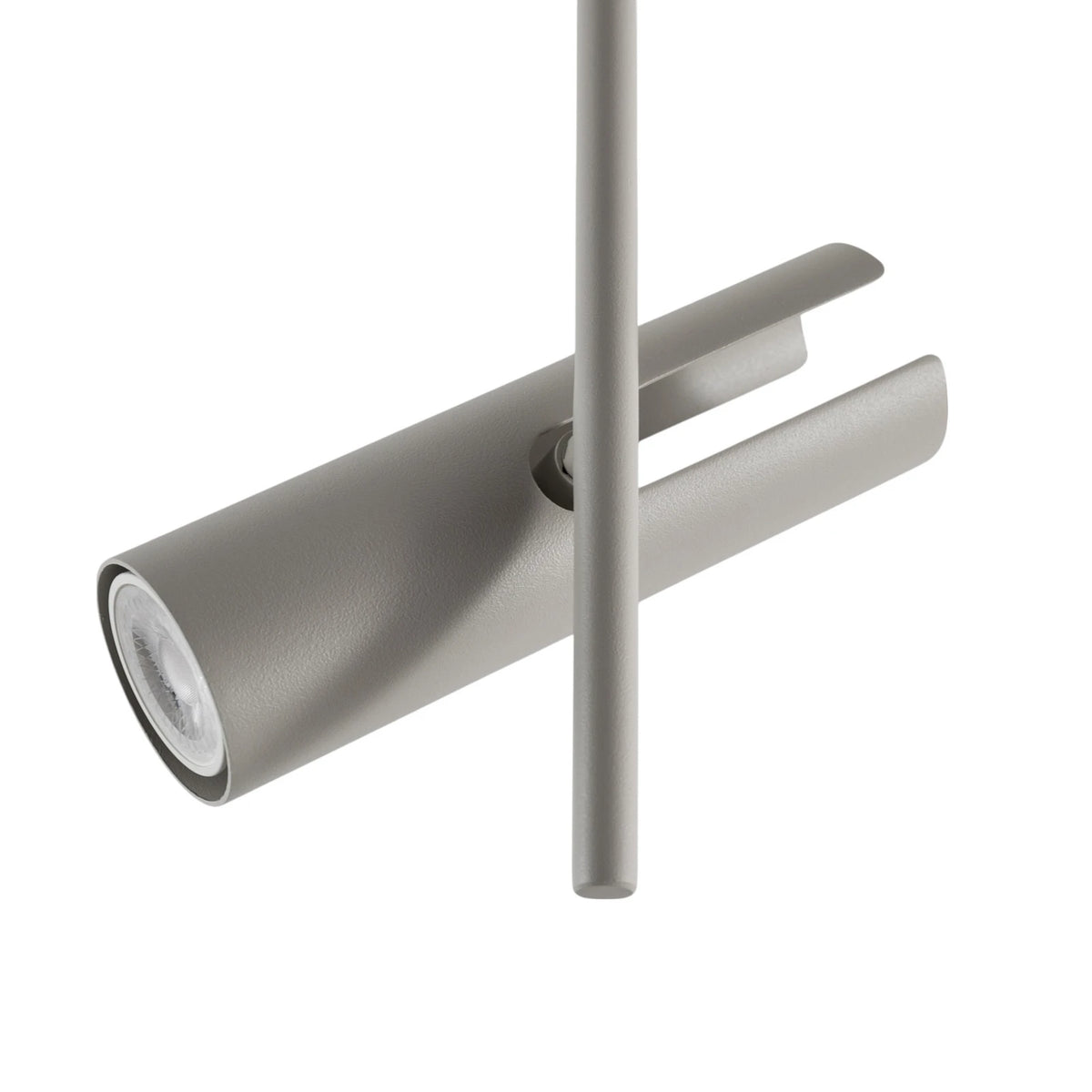 SIGMA Deckenspot Leda 3 Strahler Lampe taupe Stahl GU10 3-flammig Höhe 76 cm - 5902846810605