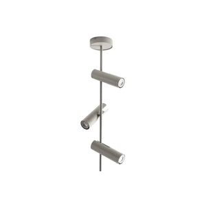 B-Ware Sigma Deckenspot Leda 3 Strahler Lampe Taupe Stahl Gu10 3 Flammig Höhe 76 Cm