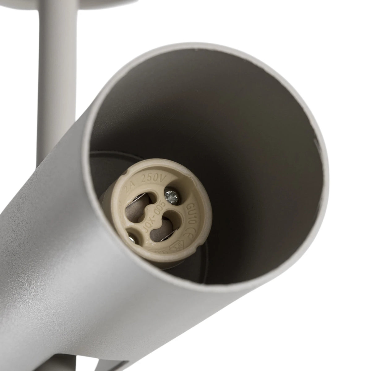 SIGMA Deckenspot Leda 3 Strahler Lampe taupe Stahl GU10 3-flammig Höhe 76 cm - 5902846810605