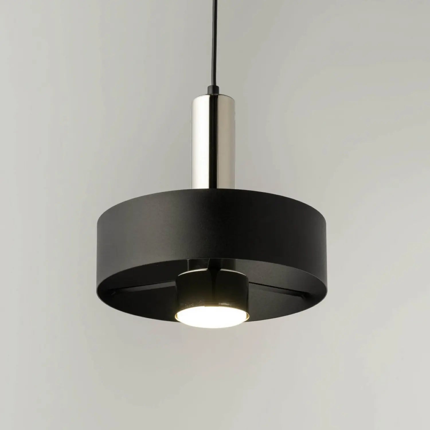 B-Ware Rif Hängeleuchte Pendelleuchte Lux Schwarz Silber ø 25 Cm Stahl Esszimmer - 5905143286302