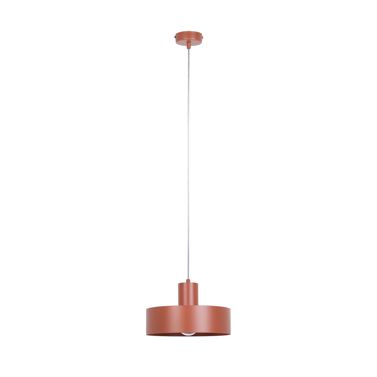 Sigma Hängeleuchte Rif M LED Pendelleuchte dimmbar rot Stahl Ø25cm 1-flammig - 5902846810872