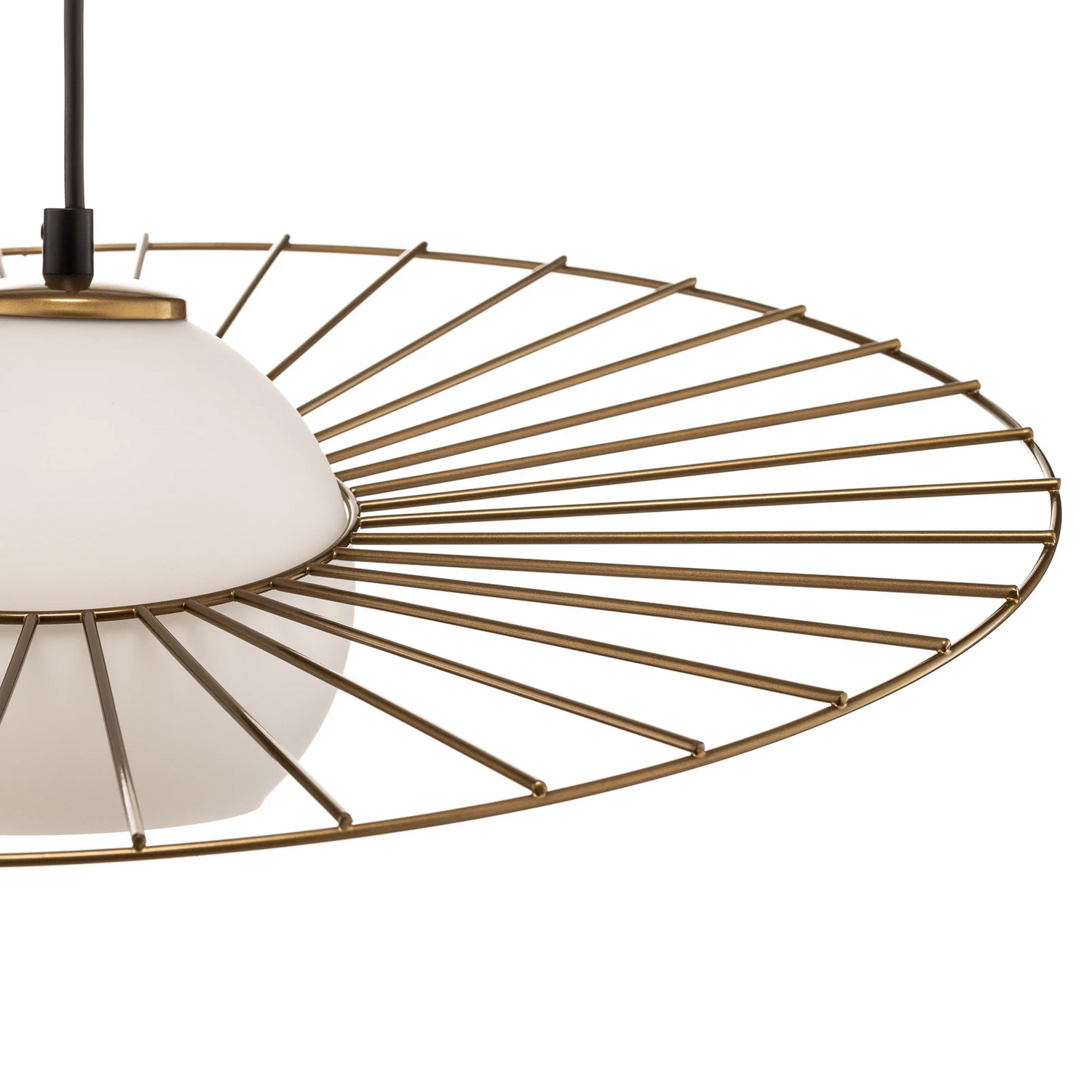 B-Ware Sigma Hängeleuchte Sol 1 Ein Glas Mit Goldenem Kranz Deckenlampe Lampe Leuchte - 5907554412905